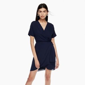 Babaton WALLACE wrap mini dress